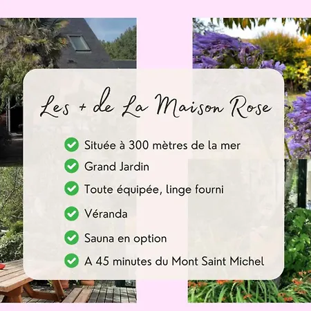 La Maison Rose - Avec Grand Jardin Clos à 300m De La